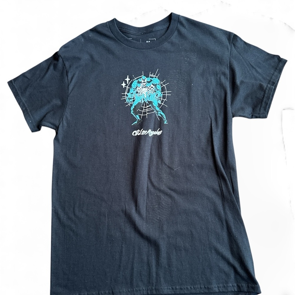 Marvel Black Tee with Blue Graphic
